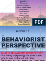 Behaviorist Perspective