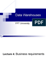 Data Warehouses - Business Requirements Drive Development