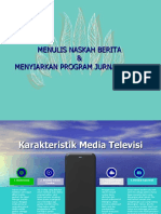 Menyiarkan Program Jurnalisme TV