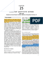 Elementary Quantitative Methods: Key Concepts