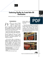 Coalescing Clarifier Improves Crude Palm Oil Recovery