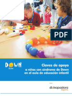 Claves de Apoyo en El Aula a Niños Con Síndrome de Down en Educaión Infantil