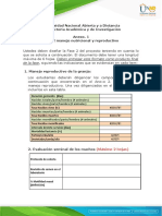 Anexo 1. Fase 2 Manejo Nutricional y Reproductivo