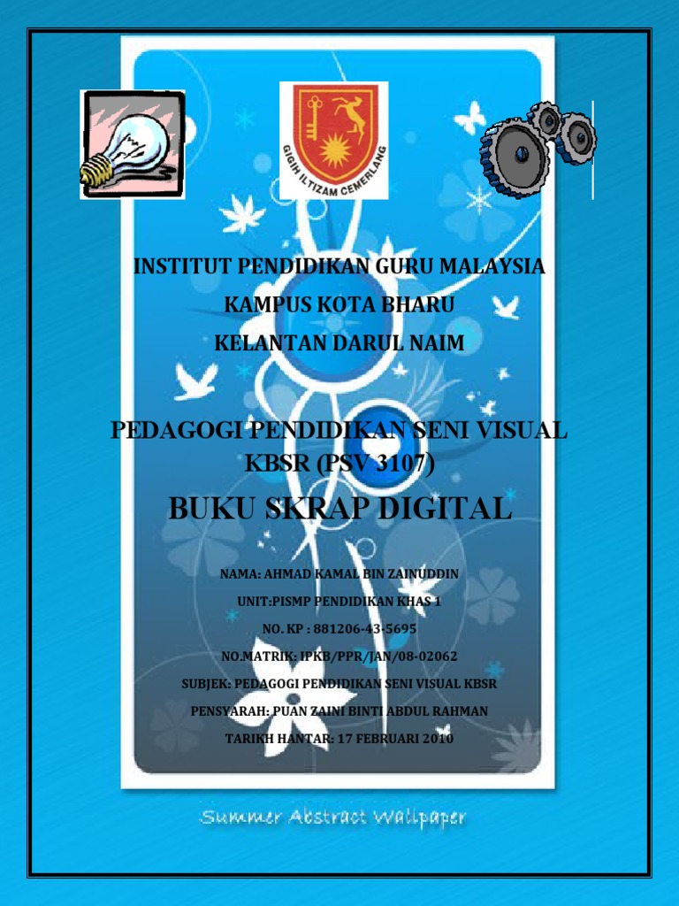 Muka Depan Buku Skrap 2 Muka Depan Buku Skrap 2