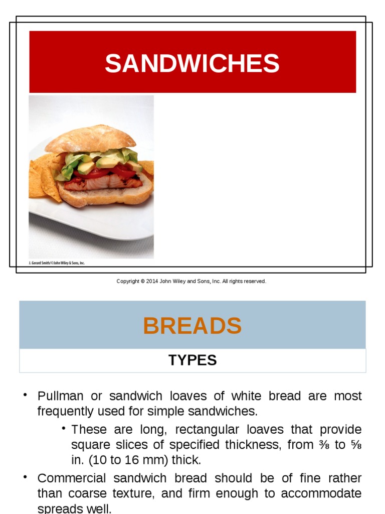Sandwiches Pdf Salad Breads