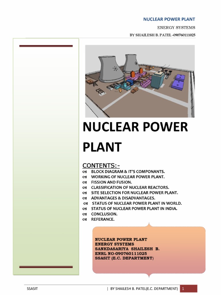 Nuclear Power Plant Overview and Site Selection | PDF