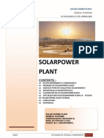 Solar Power Plant