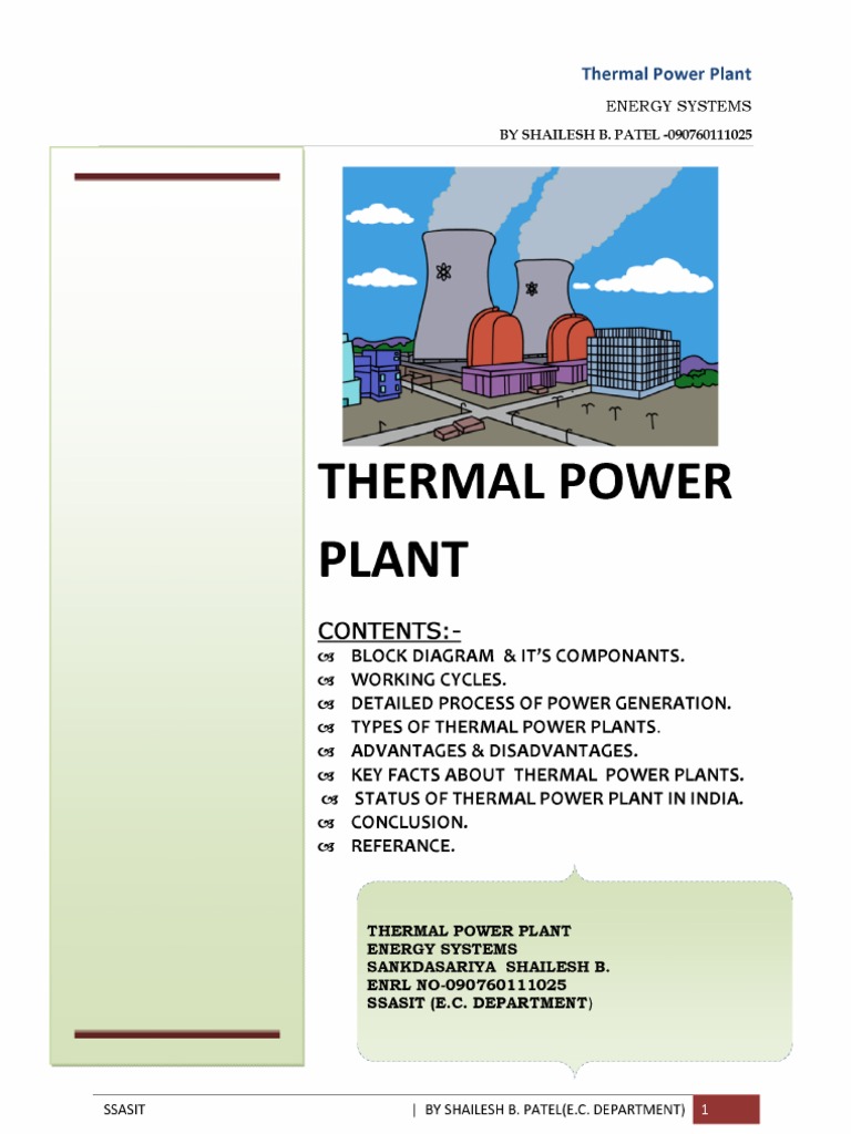 THERMAL POWER PLANT HANDBOOK visual data 8