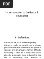 PsyElec1 - Introduction To Guidance Counselling