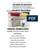 Semana 11 - Determinación de Trigliceridos