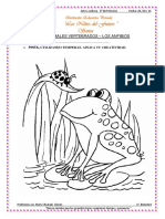 Ficha 02 - Arte - Pintamos - Animales Vertebrados - Los Anfibios - 26 - 10 - 21