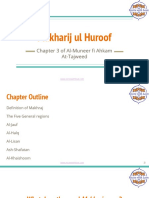 Dokumen - Tips Makharij Ul Huroof Ul Huroof Chapter 3 of Al Muneer Fi Ahkam at Tajweed 1 Chapter