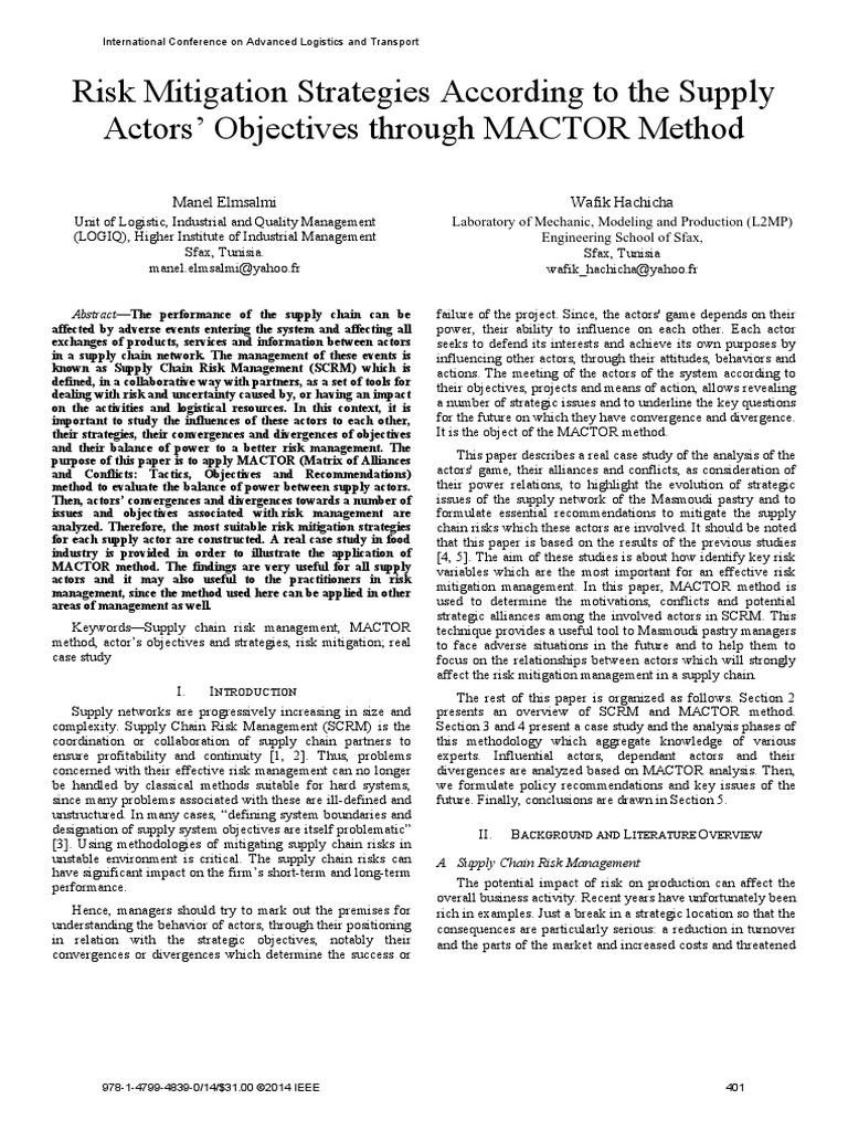 Risk Mitigation Strategies According To | PDF | Risk Management | Risk