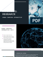 Practical Research: Human Computer Interaction