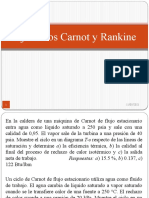 Ejercicios Carnot y Rankine Ideal