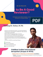 How To Be A Good Reviewer
