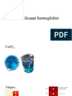 5. pemeriksaan hemoglobin