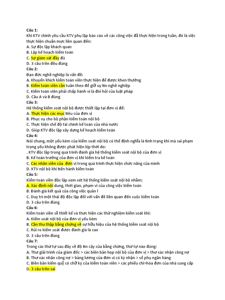 TN KTCB PHẦN 7 | PDF