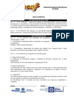 Regulamento Do 32 Fescaf de Alta Floresta