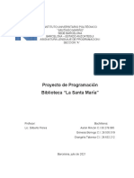 Informe Del Proyecto de C++