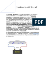 Qué Es Corriente Eléctrica