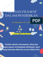 Peranan Filsafat Dalam Pendidikan