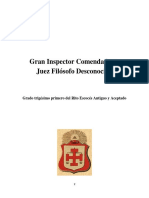 Gran Inspector Comendador - Juez Filósofo Desconocido