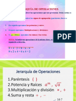 Orden de operaciones matemáticas