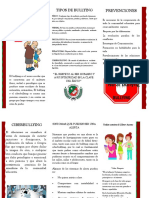 Folleto de Prevención Del Bullying y Ciberbullying