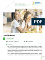 Los Alimentos: Identificación