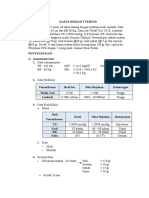 NCP Kasus Demam Typhoid