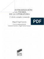 GARRIDO GALLARDO Nueva Introduccion A La Teoria de La Literatura