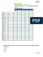 Elemento Símbolo Z A: 1. Completa La Siguiente Tabla Con Los Datos Que Faltan