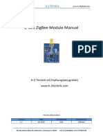 Z-001 Zigbee Module Manual: H-2 Technik Ug (Haftungsbescgränkt)