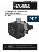 Manual de instrucciones PC-7000 F&G