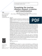 3) Examin The Tourism Distribution Channel Evolution 2009