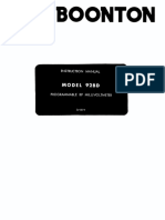 Boonton 92BD Programmable RF Voltmeter Operations Manual