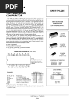7485 Comparator Datasheet Overview | PDF | Electrical Engineering ...