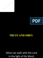 Trust and Obey