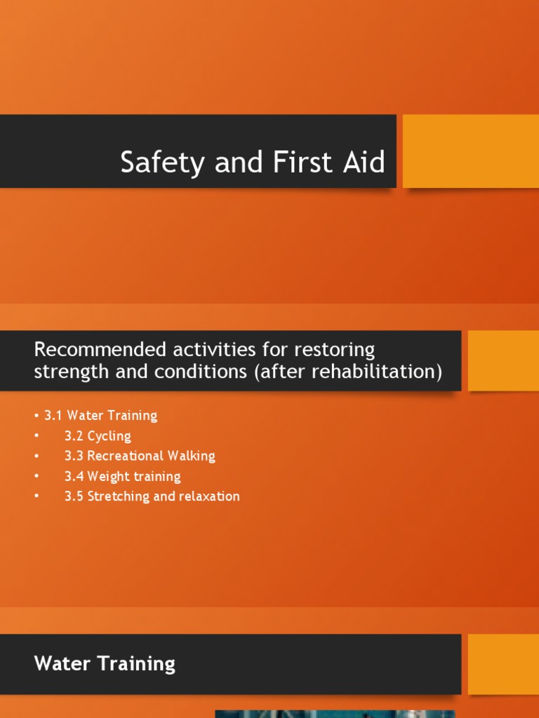 Safety and First Aid PDF