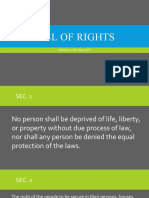 Bill of Rights: Clarence L. de Claro, LPT