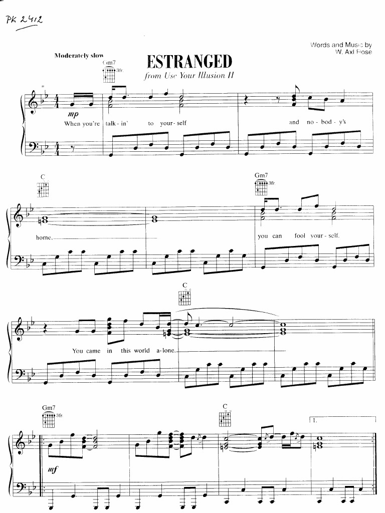 Guns N Roses Piano Songs