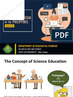 Lecture 5 - Science Education in The Philippines