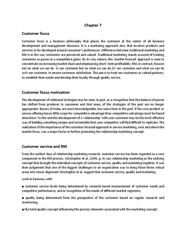 Chapter 7 & 8 | PDF | Marketing | Competitive Advantage