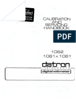 DATRON 1062,1061A,1061 Calibration & Service