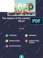 The Impact of The Establishment of Recp: I47025 Wang Hanyu