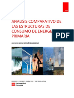 Comparación de Estructuras de Consumo de Energia Primaria