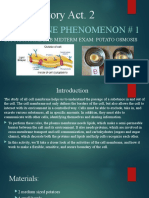 Laboratory Act. 2: Membrane Phenomenon # 1