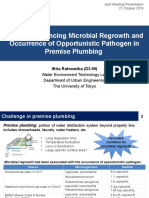 Factors Influencing Microbial Regrowth and Occurrence of Opportunistic Pathogen in Premise Plumbing