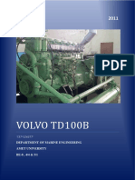 Volvo Td100B: Department of Marine Engineering Amet University BE-8, 4/4 & 5/1